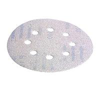 Makita Disques abrasifs Ø 125 mm auto-agrippants blancs – 10 pièces – 8 trous