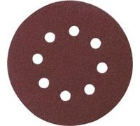 10 disques abrasifs MAKITA Ø 125 mm Red Auto-agrippant avec 8 trous