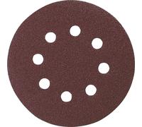 Makita P-43608 Disques abrasifs auto-agrippant 8 trous (bois/métal) 10 Qté, 125mm, K320