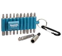 Makita Jeu d'embouts P-81175 – 22 pièces (6 pans intérieurs TX, Pozidriv, cruciforme Phillips)