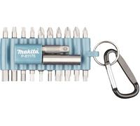 Makita Jeu d'embouts P-81175 – 22 pièces (6 pans intérieurs TX, Pozidriv, cruciforme Phillips)