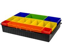 Makita P-83652 MAKPAC Panier pour petites pièces avec sections colorées