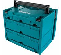 Makita P -84349 Makstor Coffret De Transport NR.4-5 - 395 X 295 X 320 Mm - 5 Tiroirs