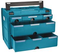 Makita P -84349 Makstor Coffret De Transport NR.4-5 - 395 X 295 X 320 Mm - 5 Tiroirs