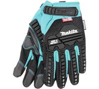 Makita Gants de protection P-84464 – Résistants aux chocs ANSI 2, Taille M Noir