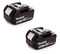 MAKITA Pack de 2 batteries 197288-2 avec témoin de charge - 18 V 5 Ah Li-ion G