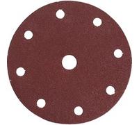 10 DISQUES ABRASIFS MAKITA Ø 150 MM GRAIN 180 AUTO-AGRIPPANT 8 + 1 TROUS-P319180