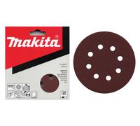 10 disques abrasifs MAKITA Ø 125 mm Red Auto-agrippant avec 8 trous