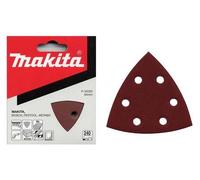 10 FEUILLES TRIANGULAIRES MAKITA ABRASIVES 94 MM GRAIN 180 -P33314