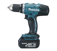 Makita Perceuse-visseuse 18 V Ø13 mm – 2 batteries Li-Ion 3 Ah, chargeur et coffret