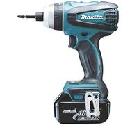 Makita Perceuse visseuse 4 fonctions 18 V Li-Ion 5 Ah MAKITA - 2 batteries, chargeur, coffret - DTP141RTJ