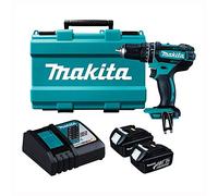 Makita - Perceuse visseuse à percussion 18V Li-Ion 3Ah Ø 13mm 62Nm - DHP482RFE