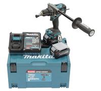 Perceuse visseuse à percussion 40V + 2 batteries 2,5Ah + chargeur en coffret MAKPAC - MAKITA - HP001GD201