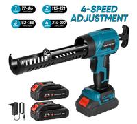 Makita - pistolet à colle électrique à 4 vitesses, pistolet à calfeutrage pour portes et fenêtres sans fil, outil de colle à coudre électrique pour batterie 18V No Battery