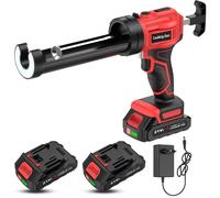 Makita - pistolet à colle électrique sans fil à 4 vitesses, pistolet de calfeutrage pour portes et fenêtres, outil de colle à coudre électrique pour batterie 18V Rouge avec 1 batterie