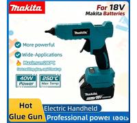 Makita pistolet à colle pour emballage décoration pistolet à colle thermofusible électrique 18V Li-ion batterie bricolage thermofusible NoBattery