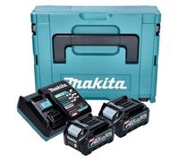Makita 191J81-6 Packs Énergie Li-ion XGT 40V (2 batteries + 1 chargeur) MAKPAC