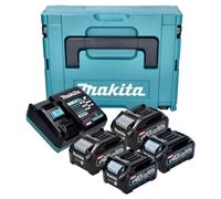 Makita Power Source Kit 2x BL 4025 batterie 40 V max. 2,5 Ah XGT + 2x BL 4040 batterie 40 V max. 4,0 Ah XGT + chargeur DC 40 RA + Makpac