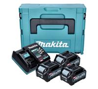 Makita Power Source Kit 3x BL 4025 batterie 40 V max. 2,5 Ah XGT + DC 40 RA chargeur + Makpac