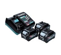 Makita Power Source Kit 40 V max. avec 3x BL 4025 batterie 2,5 Ah XGT ( 3x 191B36-3 ) + DC 40 RA chargeur rapide XGT LXT ( 191E07-8 )