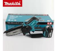 Makita scie à chaîne scie électrique Portable à main bois tronçonneuse jardin taille bois outil électrique pour Makita 18V batterie Charger Kit