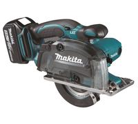 MAKITA Scie à métaux sans fil Li-ion LXT 18V/5.0Ah, Makpac DCS552RTJ