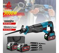 Makita - scie alternative électrique sans fil, Rechargeable, multifonction, outils de coupe du métal et du bois, broche de batterie 18V, 10000SPM Without Battery