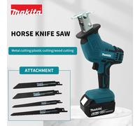 Makita-scie alternative sans fil sans brosse, outil électrique, Portable, bois, tuyaux métalliques, scie à chaîne de coupe, 18V, ML-505 Seul outil