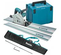 Makita Scie plongeante SP6000J2 240 V 165 mm - 2 rails de 1,5 m, barre de connexion et sac