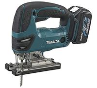 Makita - Scie sauteuse pendulaire 135mm 18V Li-Ion (2x3Ah) - DJV180RFJ Noir/Cyan