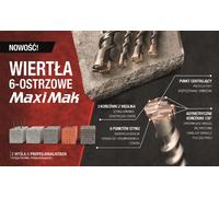 Makita Sds Max 14X 400X 540Mm Maxi Mak 6-Sbar Dill Bit