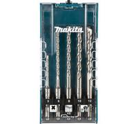Makita Set de forets à percussion SDS-plus, 5 pièces, Jeu de mèches de perceuse