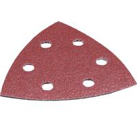 Makita Set de papier abrasif Deltoid, 94 mm, 5 x 2 pcs. K60 / K80 / K120 / K180 / K240 - 94 mm - Rouge - 10 pièces - Bois / Bois dur / Panneaux de particules