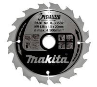 Makita Lame de scie Makita SPECIALIZED 136x20x16Z Quantité:1