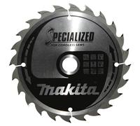 Makita SPECIALIZED B-32904 Lame de scie circulaire au carbure 165 x 20 x 1 mm Nombre de dents: 24 1