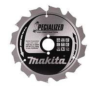 Makita Lame carbure B-33554 'Specialized' (FERMACELL®) 190 x 30 mm pour scies circulaires 12 dents