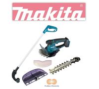 Makita Tondeuse à gazon sans fil 18V DUM604ZX + rallonge de poignée avec roul...