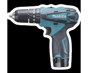 Makita Tournevis à percussion sans fil Li-ion 10,8V/1,3Ah HP330DWE