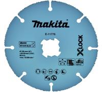 Makita Trennscheibe 125mm Uni.X-Lock E-11776 Disque à tronçonner 125 mm 1 pc(s) Placoplâtre, PVC, fibrociment, plastique