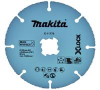 Makita Trennscheibe 125mm Uni.X-Lock E-11776 Disque à tronçonner 125 mm 1 pc(s) Placoplâtre, PVC, fibrociment, plastique