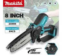 Makita - tronçonneuse sans fil 18V pour le travail du bois, avec petite tronçonneuse électrique portative de 6 pouces, Mini tronçonneuse Portable a set EU