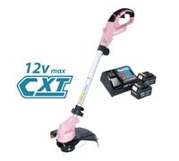 Makita UR 100 DZP Coupe-bordures sans fil 12 V max. 260 mm rose Solo - sans batterie, sans chargeur