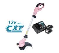 Makita UR 100 DZP Coupe-bordures sans fil 12 V max. 260 mm rose Solo - sans batterie, sans chargeur