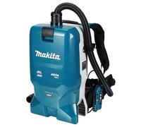 Makita VC012GZ01 Sac à Dos aspirateur sans balais Li-ION XGT 40 V Max Piles et Chargeur Non Inclus, Bleu