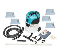 Makita VC2512L Aspirateur De Chantier - 1000W - Classe L - 18L Incl. Sac À Poussière Nilfisk Synthétique (5pcs)