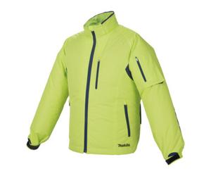 Makita Veste climatique Makita sans fil, jaune, taille M (DFJ212ZM) Quantité:1