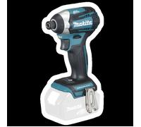 MAKITA Visseuse à percussion sans fil 1/4" Li-ion 18V, sans batterie Z DTD154Z
