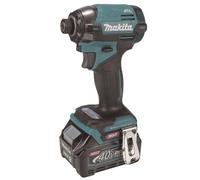 MAKITA Visseuse à percussion sans fil 1/4"Li-ion XGT 40V/2,5Ah TD002GD201