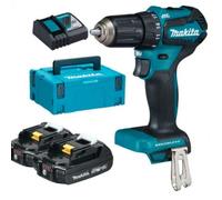 MAKITA Visseuse sans fil Li-ion LXT 18V/2,0 Ah, Makpac DDF485RAJ