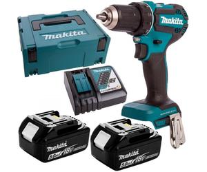 MAKITA Visseuse sans fil Li-ion LXT 18V/5,0 Ah, Makpac DDF485RTJ